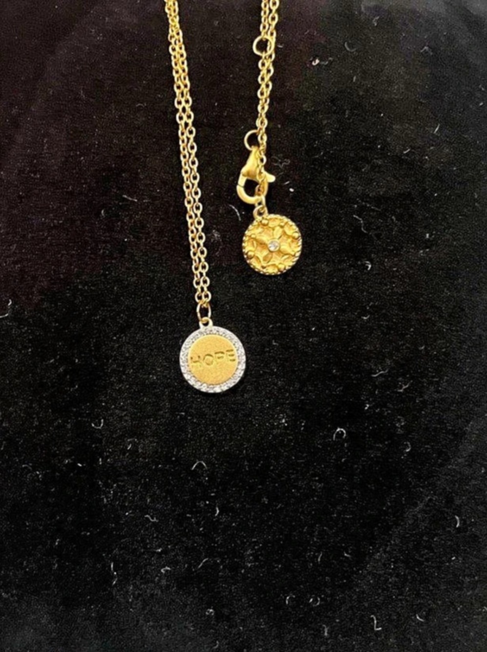 FREIDA ROTHMAN The Hope Pendant Necklace Gold & Silver